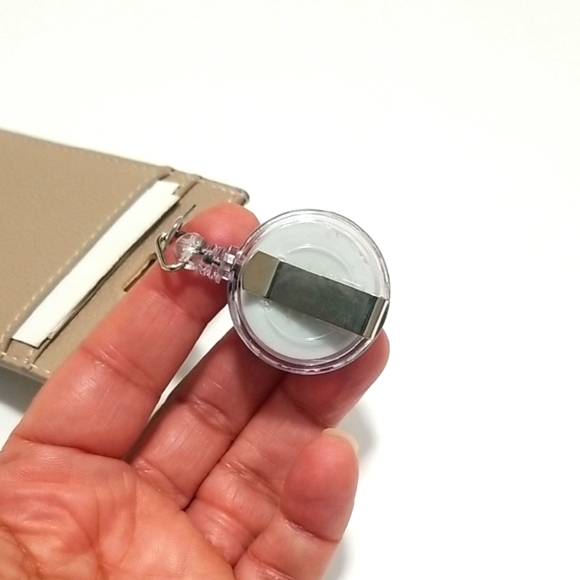 Watermelon Design Retractable Badge Holder Clip on and Snap Closure - Picture 3 of 4